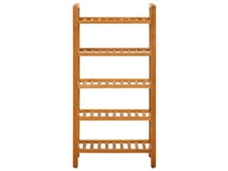 Maison Exclusive - Zapatero Con 5 Estantes Madera Maciza De Roble 50x27x100 Cm