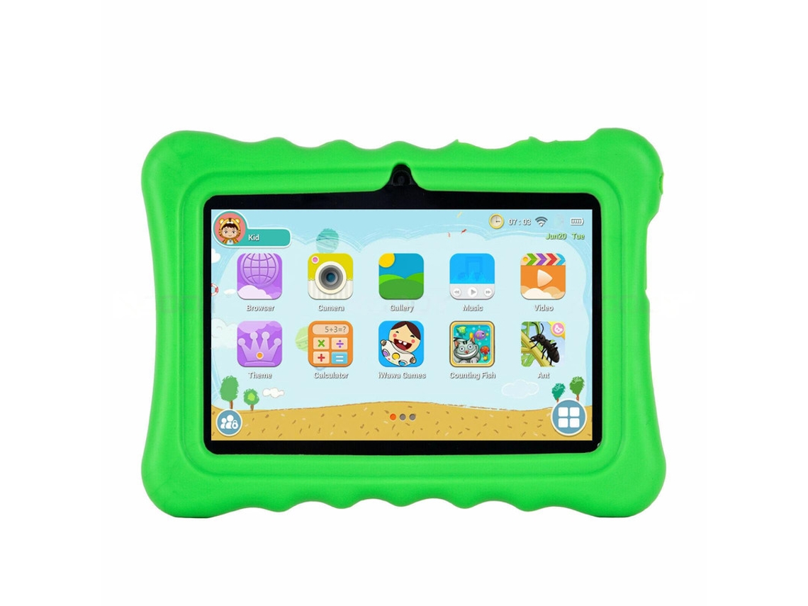 Tablet para niños de 7 pulgadas Software educativo de cuatro núcleos instalado (1 GB de RAM 32 GB de ROM) VEANXIN