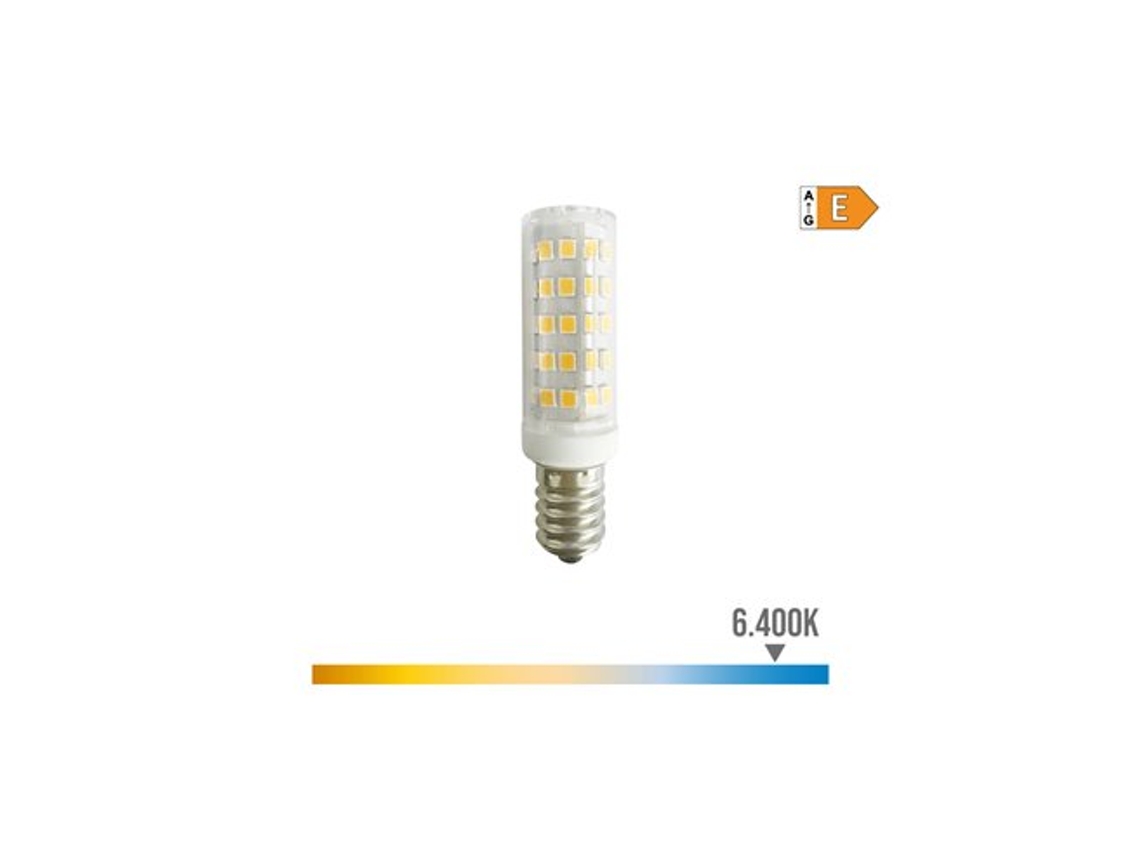Bombilla LED tubular E14 6,5 W 800 lm 6400 K Edm Luz fría