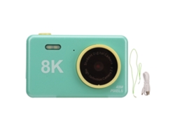 Cámara Digital Hd De 48 Mp Para Niños Con Pantalla Ips De 2,4 Pulgadas, Cámara Frontal, Portátil, Compacta, Regalo Ecológico.
