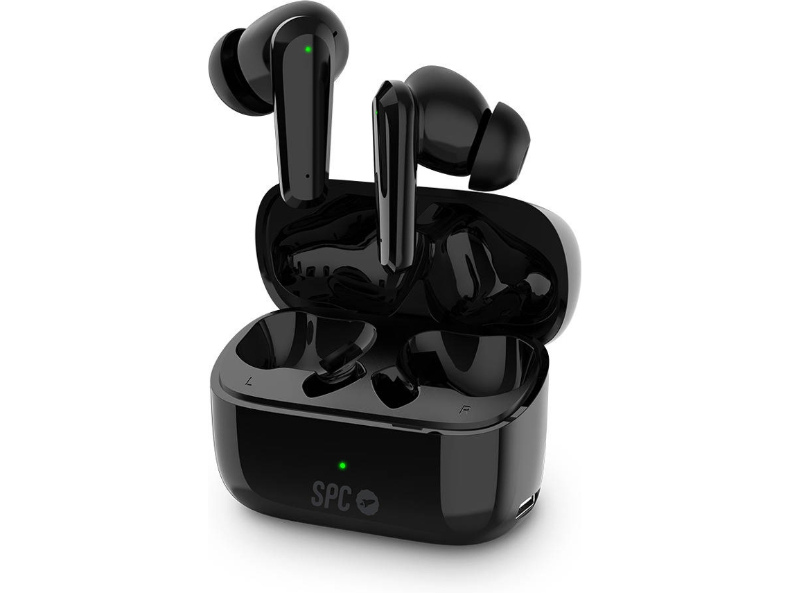 Auriculares Bluetooth True Wireless SPC ETHER 2 Pro (In Ear - Micrófono - Noise Cancelling - Negro)