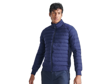 Abrigo SUPERDRY Poliéster Hombre (S - Azul)