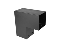 Conector de esquina para pérgola WOVAR para vigas de 15x15 cm, modelo Cubo