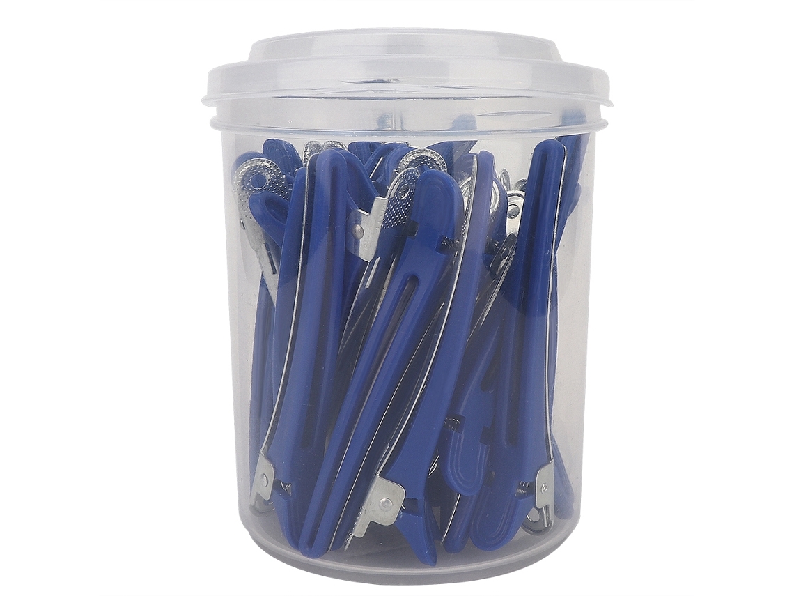2026-30 Clips Para Ferramenta De Penteado De Salão De Beleza E Barbearia (azul)