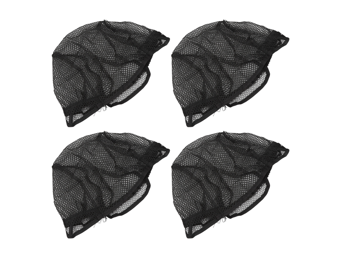 4 Piezas Gorros De Red De Nylon Transpirable Para Pelucas, Ideal Para Cosplay Y Disfraces