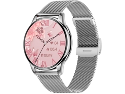 Reloj inteligente para mujer, resistente al agua, con Bluetooth, llamadas, para Android e iOS, pantalla táctil, rastreador de actividad física, Bestvite