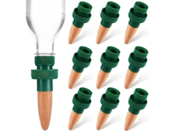 Consejos Para El Riego Automático, 10 Estacas De Cerámica Para Plantas, Sistema De Riego Con Botella De Agua, Para Plantas De Interior Y Exterior.