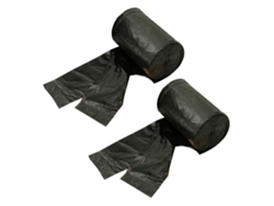 Bolsa De Basura Desechable De 4 Galones, Fondo Plano, Sin Olor, Con Asas Resistentes, Multiusos Para Baño, Cocina, Dormitorio, Oficina, Coche, Arena P