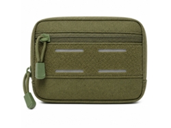 Riñonera Táctica Polski Nylon 1000d Camuflaje 16x11x4 Cm 1 Unidad Ligera Con Sistema Molle Para Viaje Y Camping
