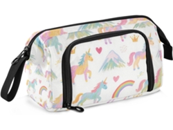 Besportble Estuche De Gran Capacidad Para Lápices Para Hombre Y Unicornio Arcoíris 24 X 9,5 X 15 Cm