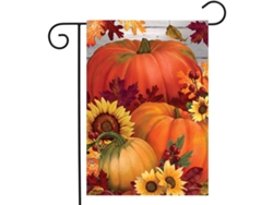 Bandera de jardín de Calabaza, 30 x 45 cm, Vertical, Doble Cara, decoración otoñal con pájaros NEVEANCE