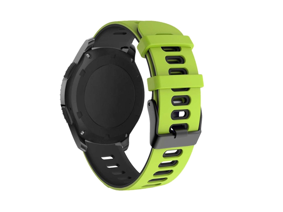 Correa para Garmin Vivoactive Music Verde Claro y Negro
