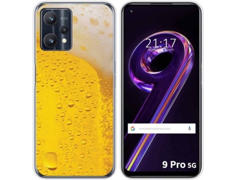 Carcasa para Realme 9 Pro 5G TUMUNDOSMARTPHONE Dibujos Cerveza Multicolor