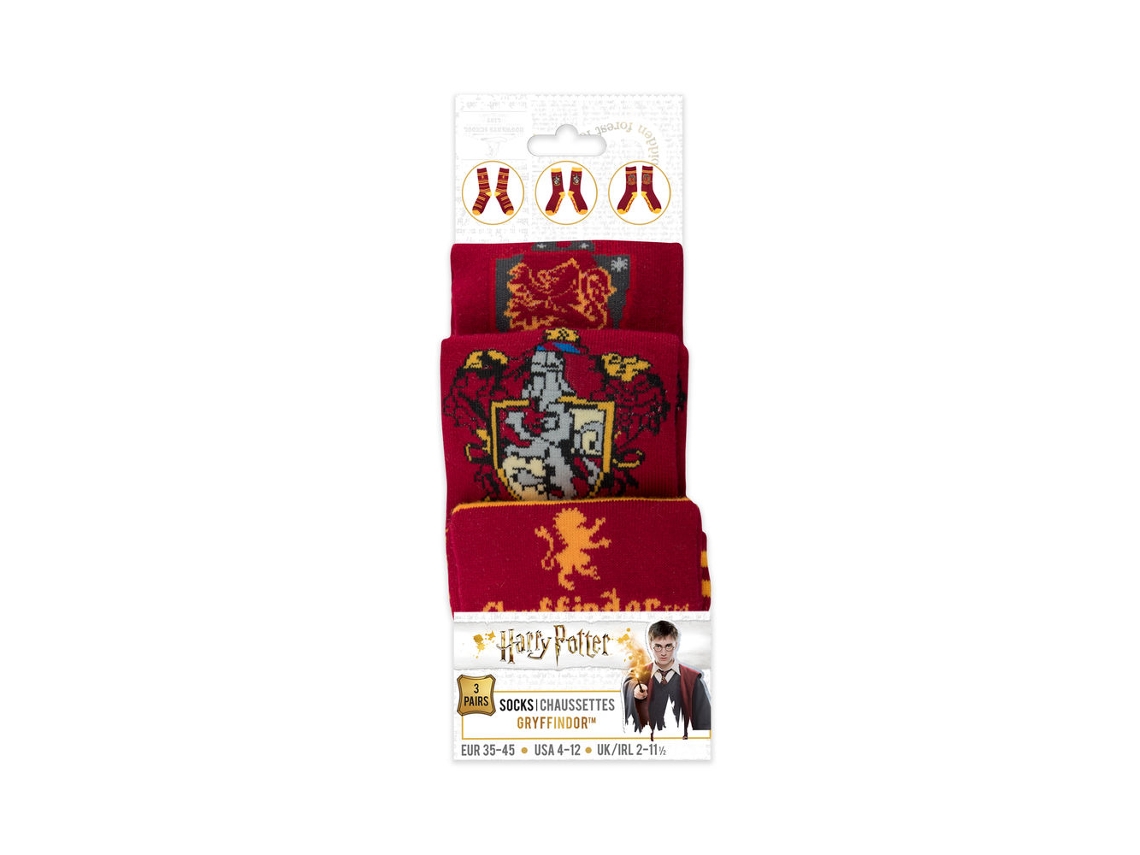 Cnr - Conjunto de calcetines Gryffindor de Harry Potter B.active