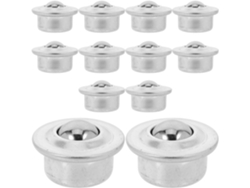 Ruedas Cojinetes Bolas Montados Acero Inoxidable 12 Piezas
