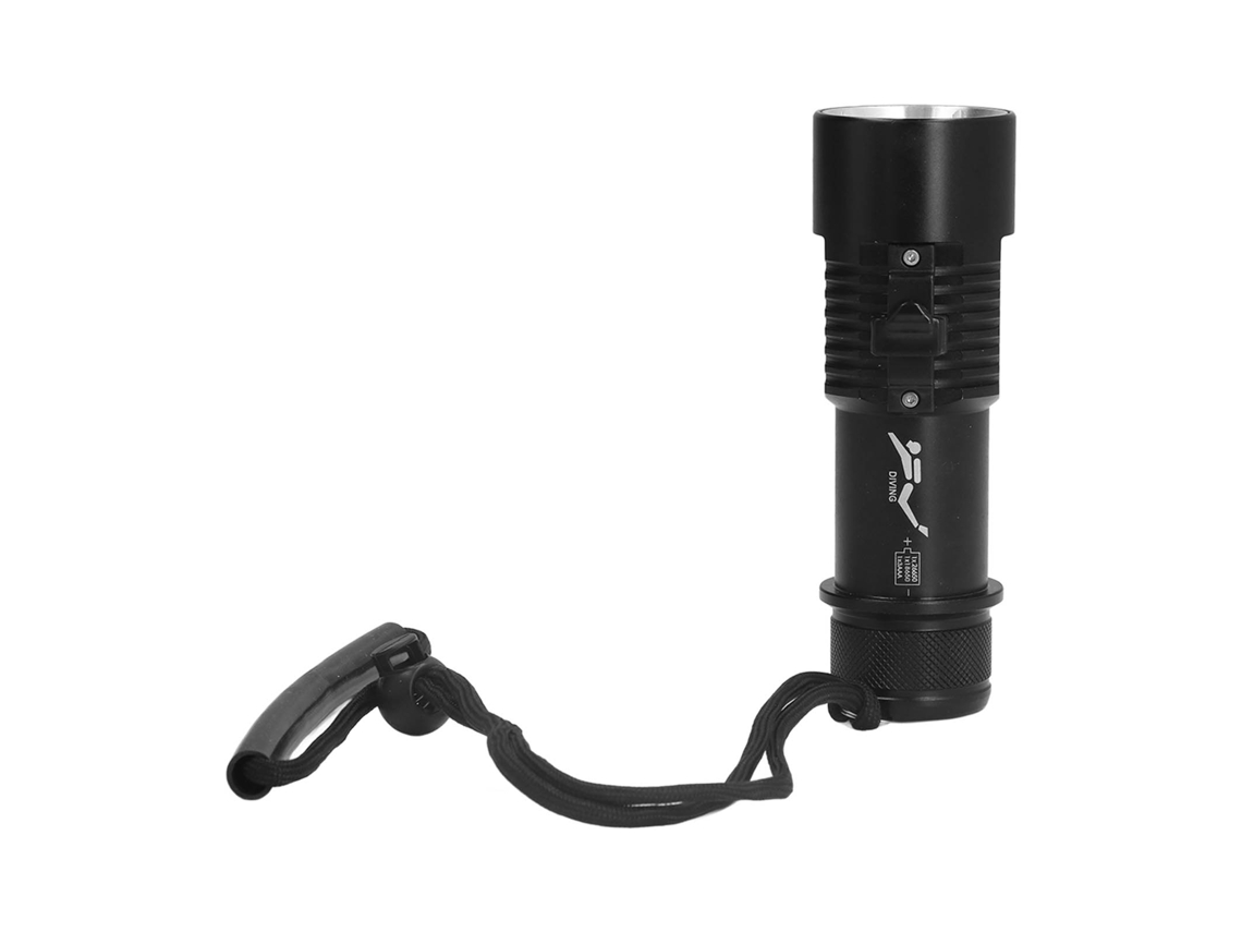 Linterna subacuática 2026 de 5000 lm con interruptor magnético, resistente al agua IPX8 hasta 100 m, linterna de buceo portátil.