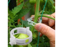 50 Clip De Apoyo Para Plantas Jardin Tomate Vides Vegetales Crecimiento Vertical Material Pp Resistente