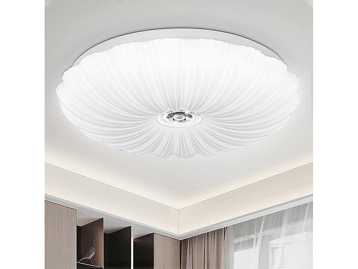 Rebe-luz Techo Led 18w Redonda 6000k Claro Clase Energética A+ Eficiente Pmma Aluminio 50000 Horas