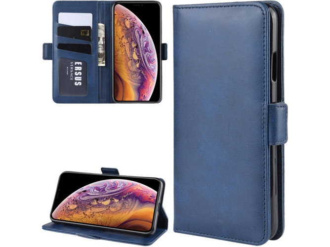 Funda iPhone XS Max Flip Azul