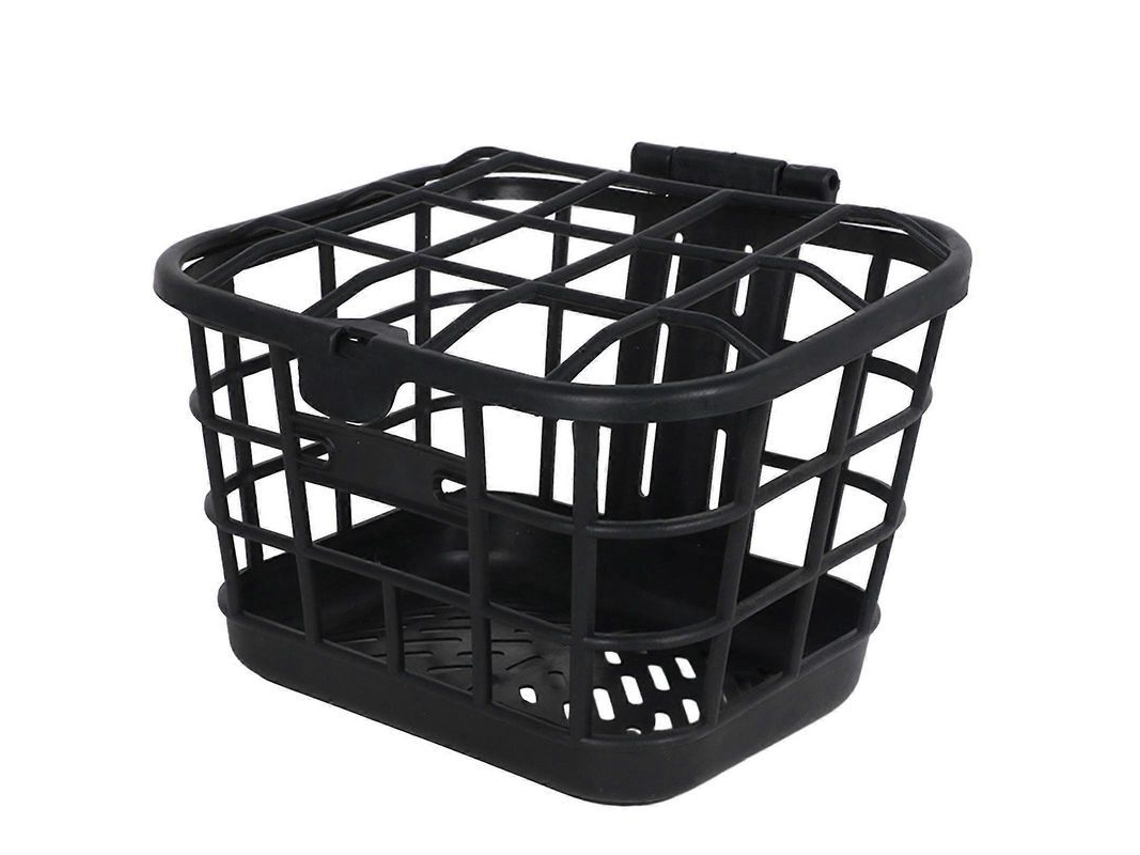 Cesta Delantera Para Bicicleta Con Gran Capacidad, Alta Resistencia Y Fácil Instalación, Accesorio Para Bicicletas Y Patinetes, Color Negro.