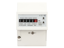 Medidor De Energía Monofásico Rail Din 230v 5(100)a Monitor De Consumo Eléctrico Wattmetro