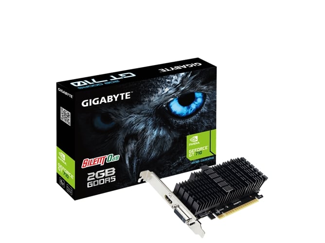 Tarjeta Gráfica GIGABYTE GeForce GT 710 (NVIDIA - 2 GB GDDR5)