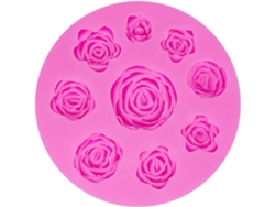 Molde De Silicona Con Forma De Rosa Para Decorar Pasteles, Duradero Y Reutilizable, Para Fondant, Chocolate, Antiadherente, Fácil De Desmoldar, Resist