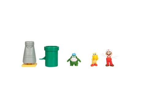 Super Mario Set Diorama del Desierto y Figura de Mario