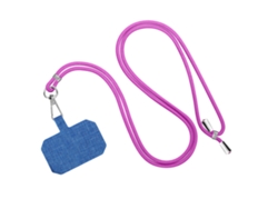 Cordón Smartphone Universal Funda y Carcasa Perlas 90cm violeta AVIZAR