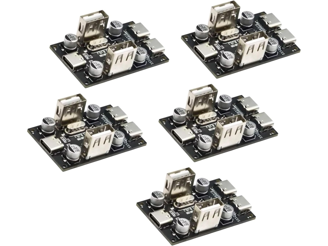 Adaptador De Extensión Usb 2.0 En Miniatura Con 4 Puertos Individuales.