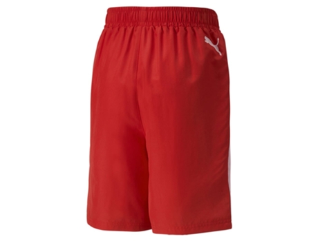 Calção PUMA Shorts Basketball Clyde Vermelho 11-12 Years Rapaz