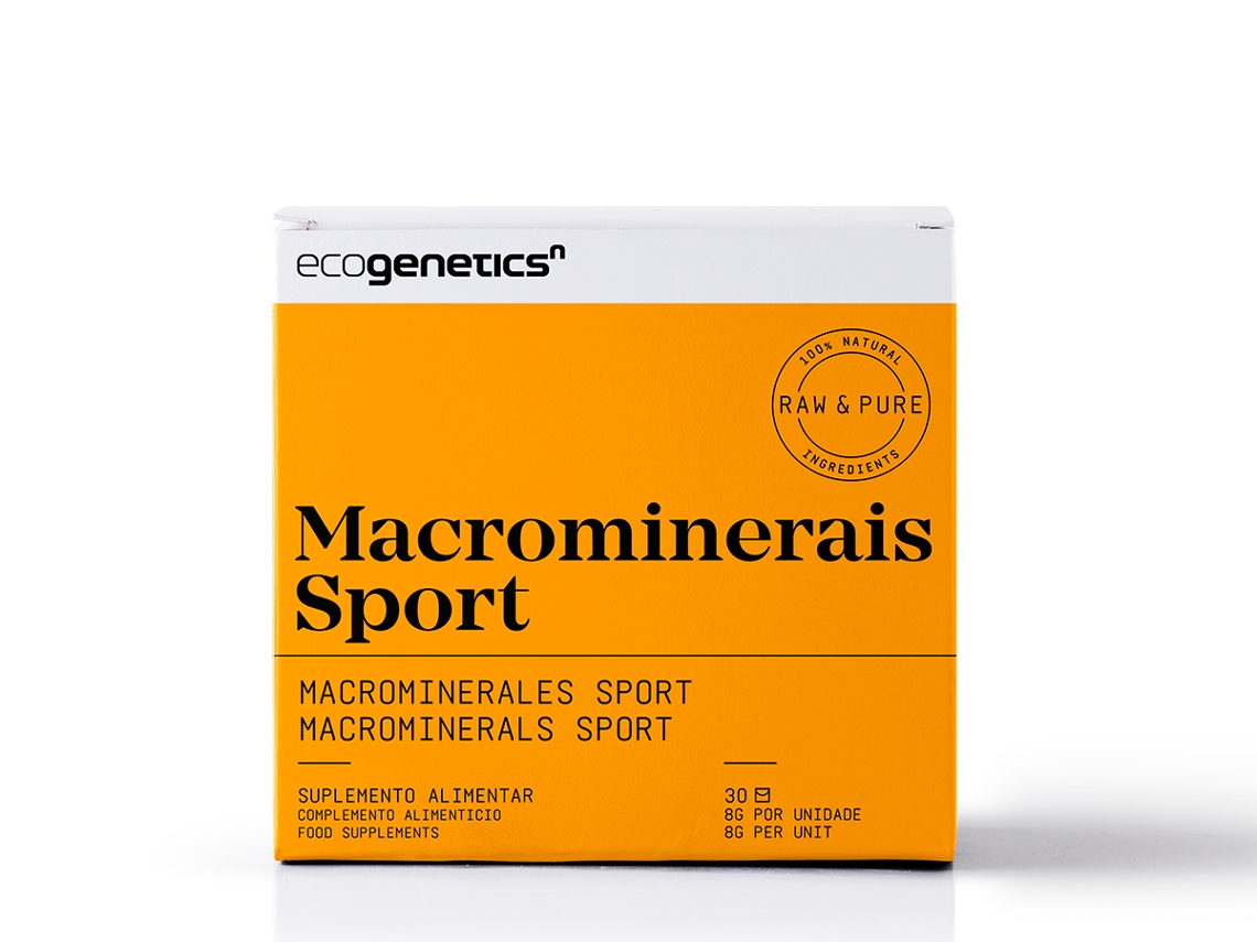 Macrominerals Sport - 30 Sobre - ECOGENETICSN