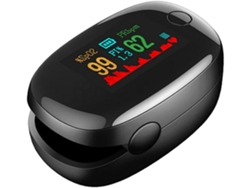 Pulsoxímetro Profesional, Pulsoxímetro De Saturación, Pulsoxímetro Con Pantalla Led, Medición De Frecuencia Cardiaca (negro)
