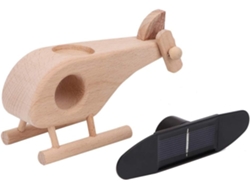 Kit Científico De Helicóptero Con Energía Solar, Rompecabezas Calidad, Madera,