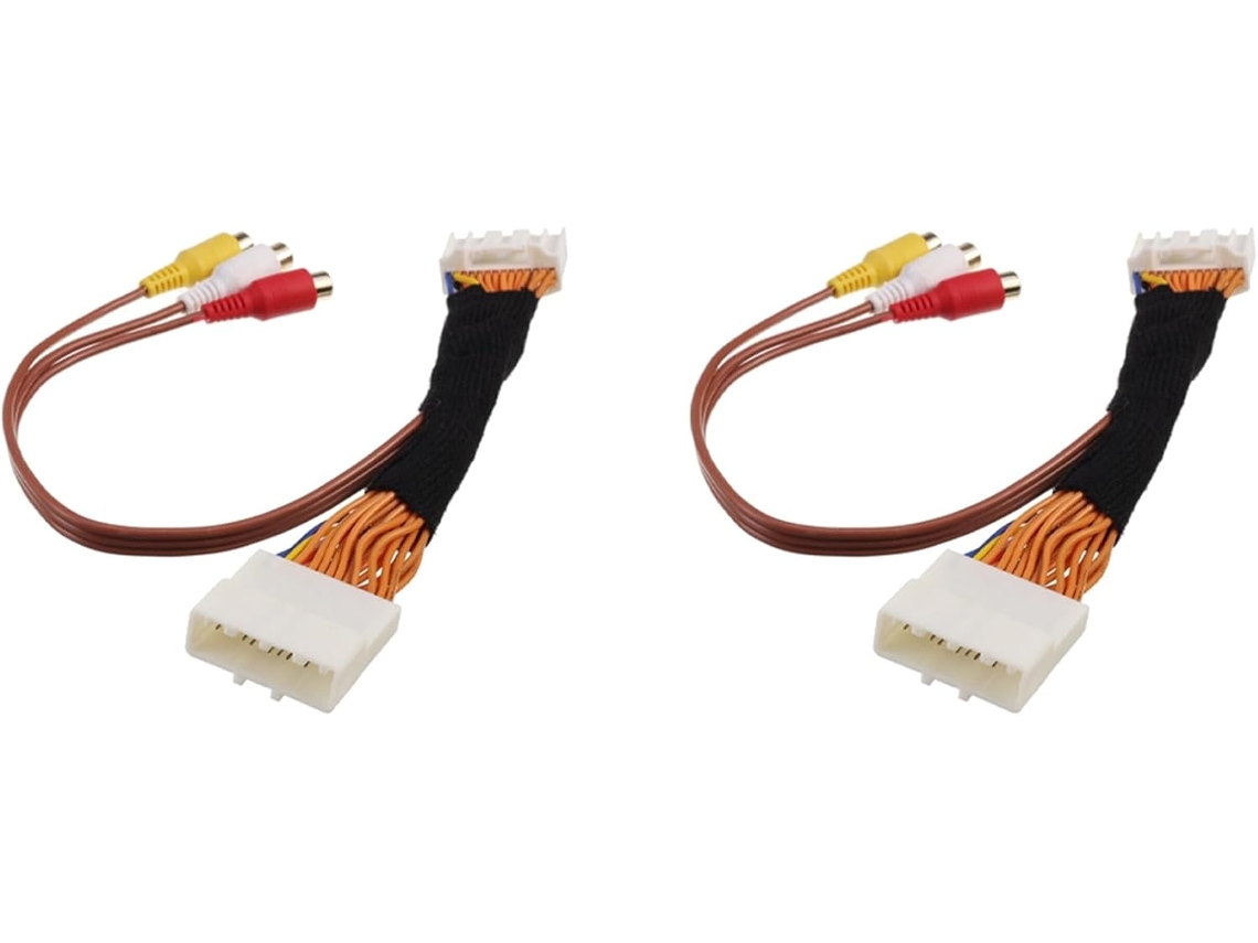 2 Cables De Audio Y Vídeo Av De 28 Pines Para Monitores Y Unidades Principales Touch 2 Y Entune