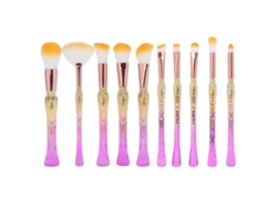 10 Piezas Set De Brochas De Maquillaje Profesional Para Mujeres