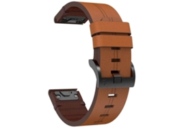 Correa de Piel para Garmin Fenix 8 47Mm Amoled Marrón VEANXIN