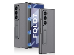 Funda Eifson Para Samsung Z Fold 7 Con Protector De Pantalla Integrado Y Bisagra Magnética (gris Frío)