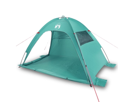 Tienda de playa impermeable VIDAXL verde agua