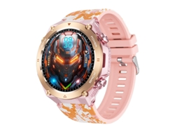 Smartwatch YIZHOOD KC82 1.45 inch Llamada Bluetooth 1ATM Impermeable Monitor de Salud 100+ Modos Deportivos 650mAh (Android e IOS - Rosa)