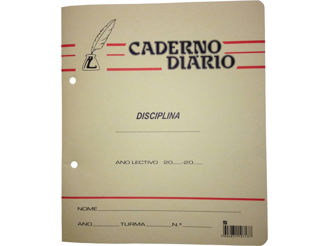 Cuaderno Diario Pena Pautado Agraf A4 40 Fls