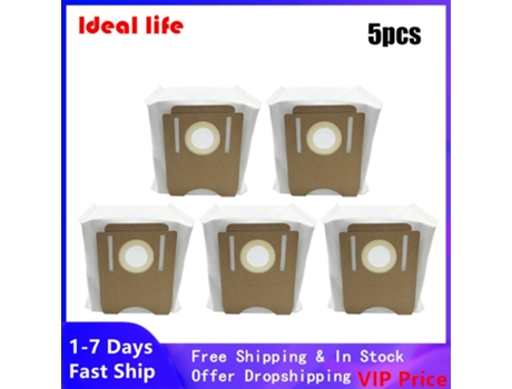 5X bolsas de polvo para Midea S8 S8 Aspiradora Robótica Robot aspirador limpieza Duat bolsa reemplazar bolsa de polvo de barredora doméstica