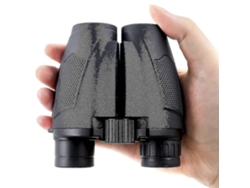 Mini binoculares 10x25, binoculares de bolsillo, telescopio plegable equipado con Gusshious