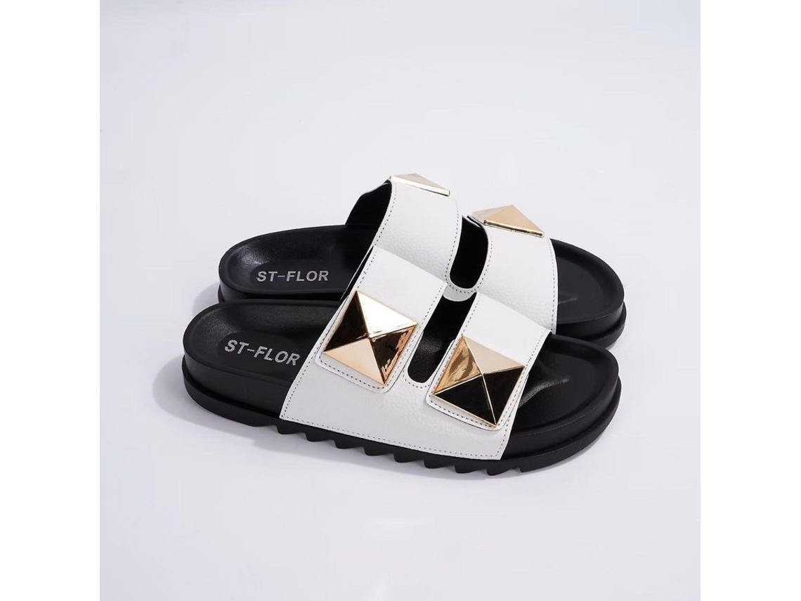 Sandalias De Plataforma Para Mujer Con Hebilla Metálica, Estilo Retro, Suela Plana, Estilo Casual De Verano Para La Playa.
