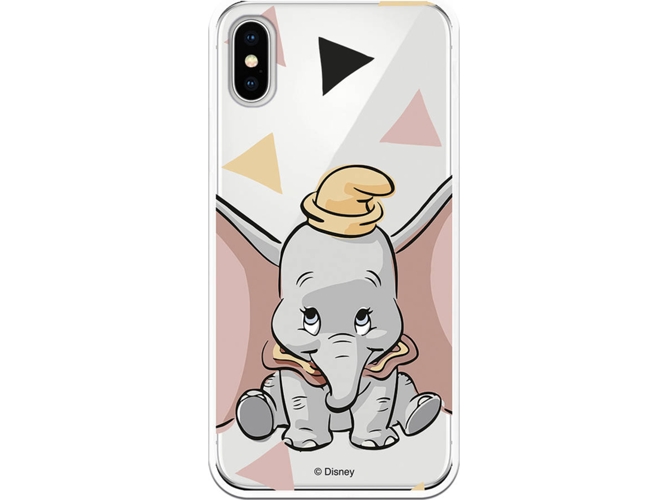 Carcasa iPhone X, XS DISNEY Dumbo Gris