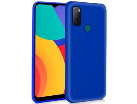 Carcasa Alcatel 1S, 3L COOL Silicona Azul