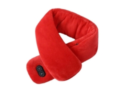 Bufanda Eléctrica Con Calefacción Usb Para Mujeres Y Hombres, Bufanda Gruesa Y Cálida Para Exteriores, Color Rojo.