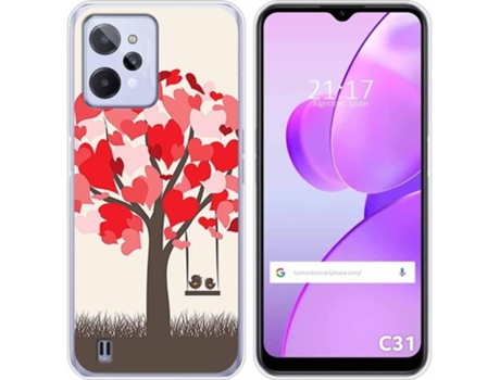 Carcasa para Realme C31 TUMUNDOSMARTPHONE Dibujos Pajaritos Multicolor