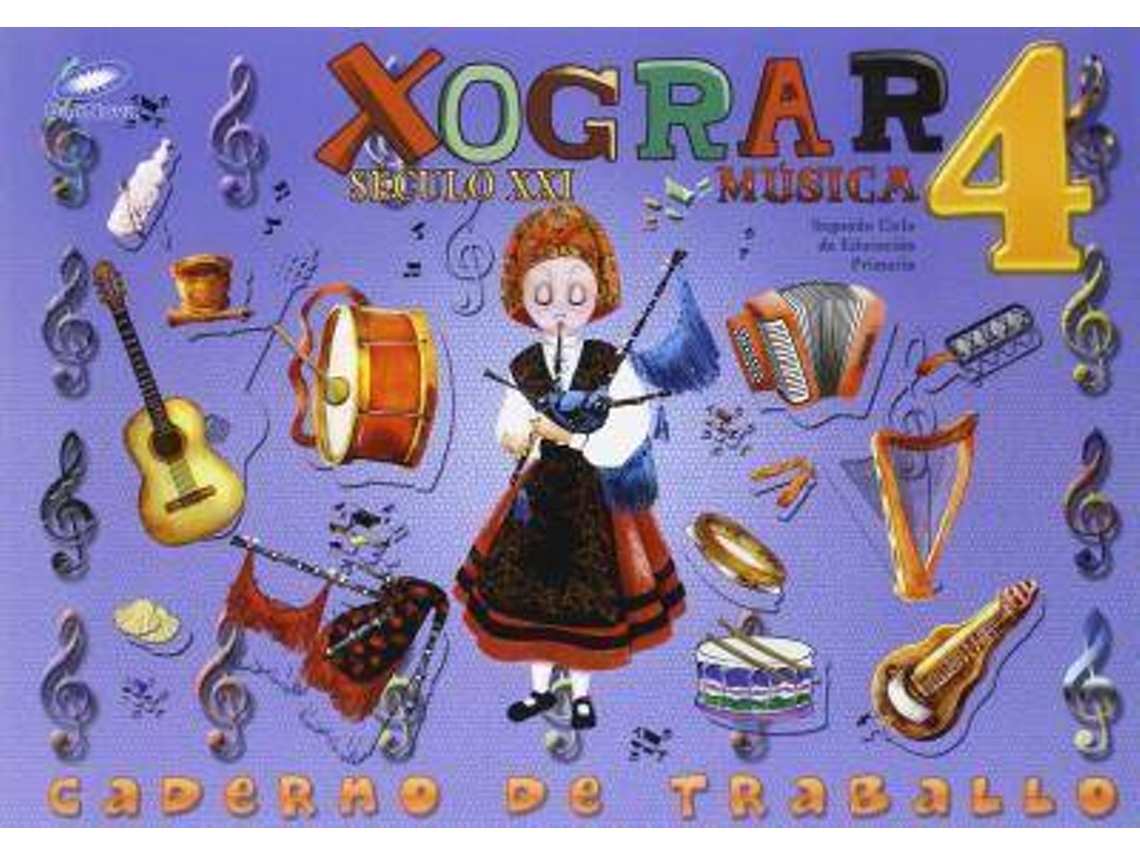 Libro Século, Xograr, Música, 4 Educación Primaria. Caderno De Exercicios de Patricia Fernández García| Ana María López Rodríguez (Gallego)