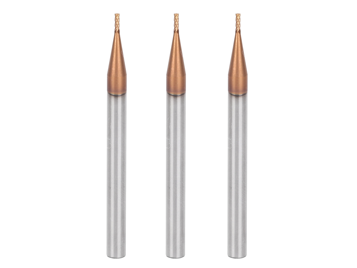 3 Fresas Cnc De Acero De Tungsteno De 4 Filos, 1x50x4t, Herramienta Para Cortar Madera